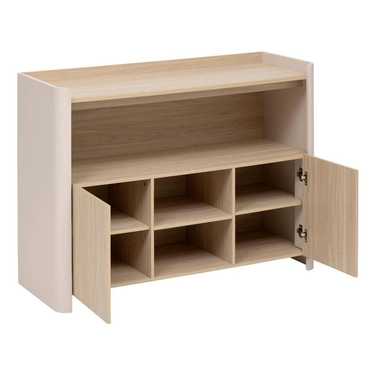 FIVE Buffet 2 Portes  Roundy  110cm Beige