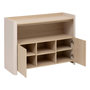 Voir la diapositive 2 : FIVE Buffet 2 Portes  Roundy  110cm Beige