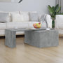 Voir la diapositive 3 : VIDAXL Table basse gris beton 150x50x35 cm bois d'ingenierie