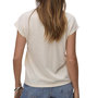 Voir la diapositive 2 : Vero Moda T-Shirt Beige Femme Vero Moda Balola
