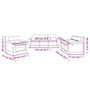 Voir la diapositive 6 : VIDAXL Ensemble de canapes 3 pcs coussins gris fonce tissu microfibre