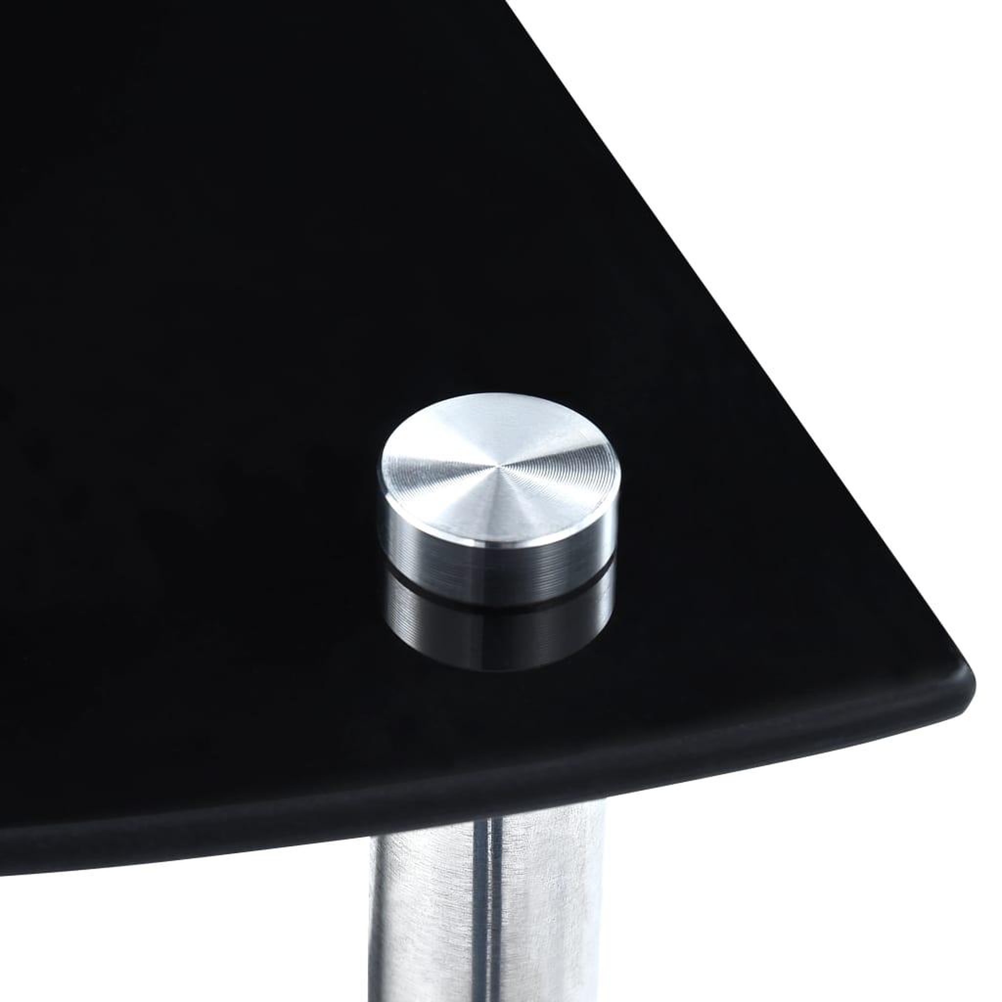 Voir la diapositive 5 : VIDAXL Etagere 3 niveaux Noir 30x30x67 cm Verre trempe