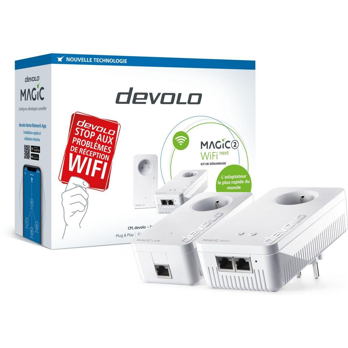 Devolo CPL Wifi Magic 2 WIFI NEXT- 2 adaptateurs