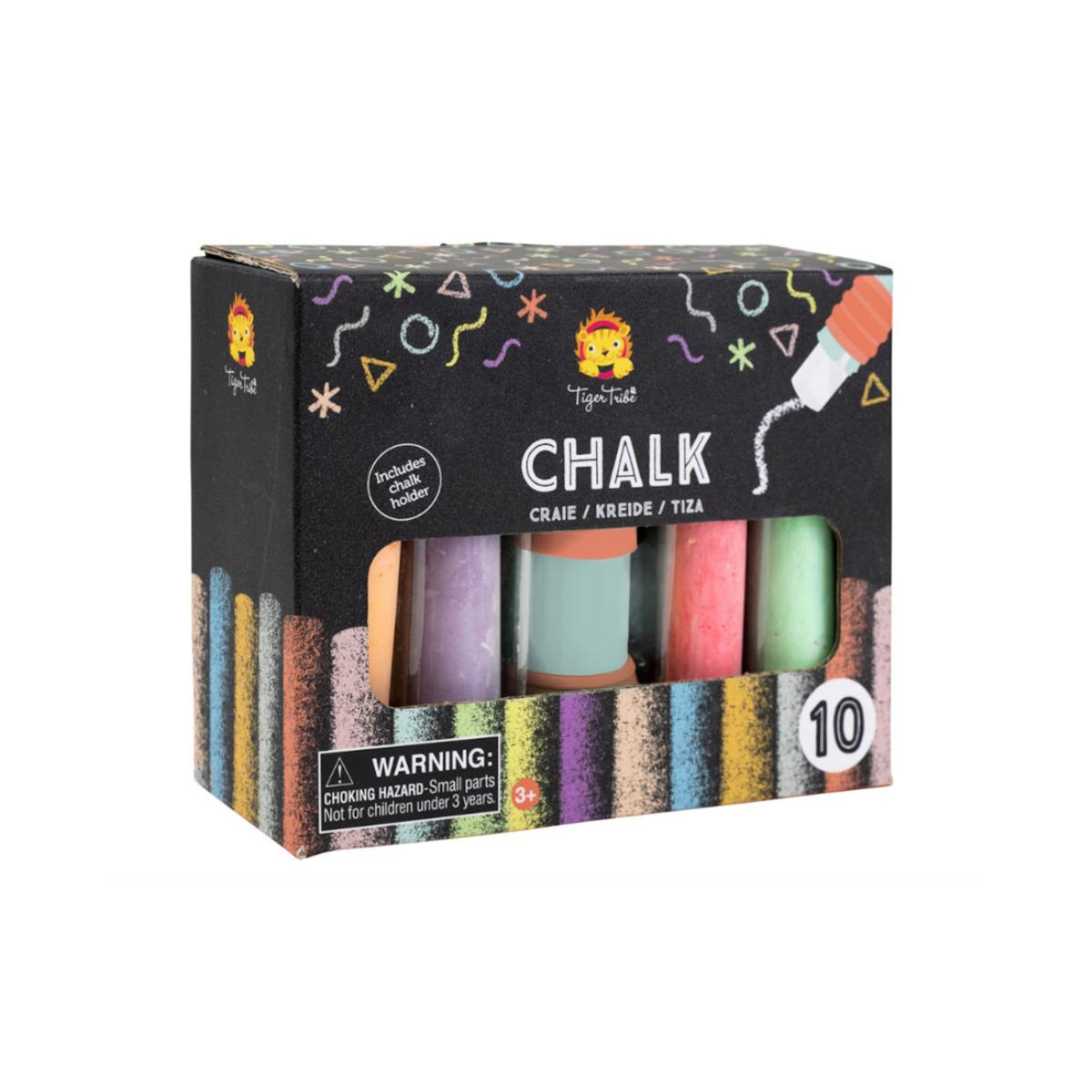 TIGER TRIBE Set de 10 craies de trottoir