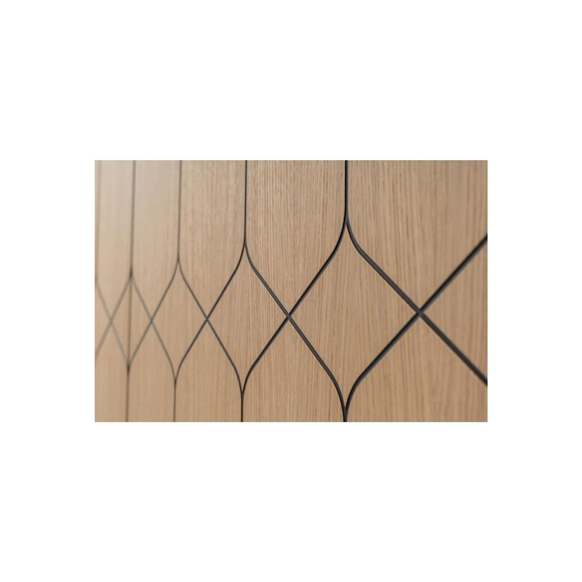 Paris Prix Buffet Design en Bois Massif  Porto II  175cm Chêne