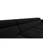 Voir la diapositive 6 : BEST MOBILIER Ayden - canapé panoramique en u 7 places convertible avec coffre et têtières réglables en tissu