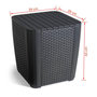 Voir la diapositive 6 : Keter Keter Table d'appoint de jardin Luzon Osier plat Graphite