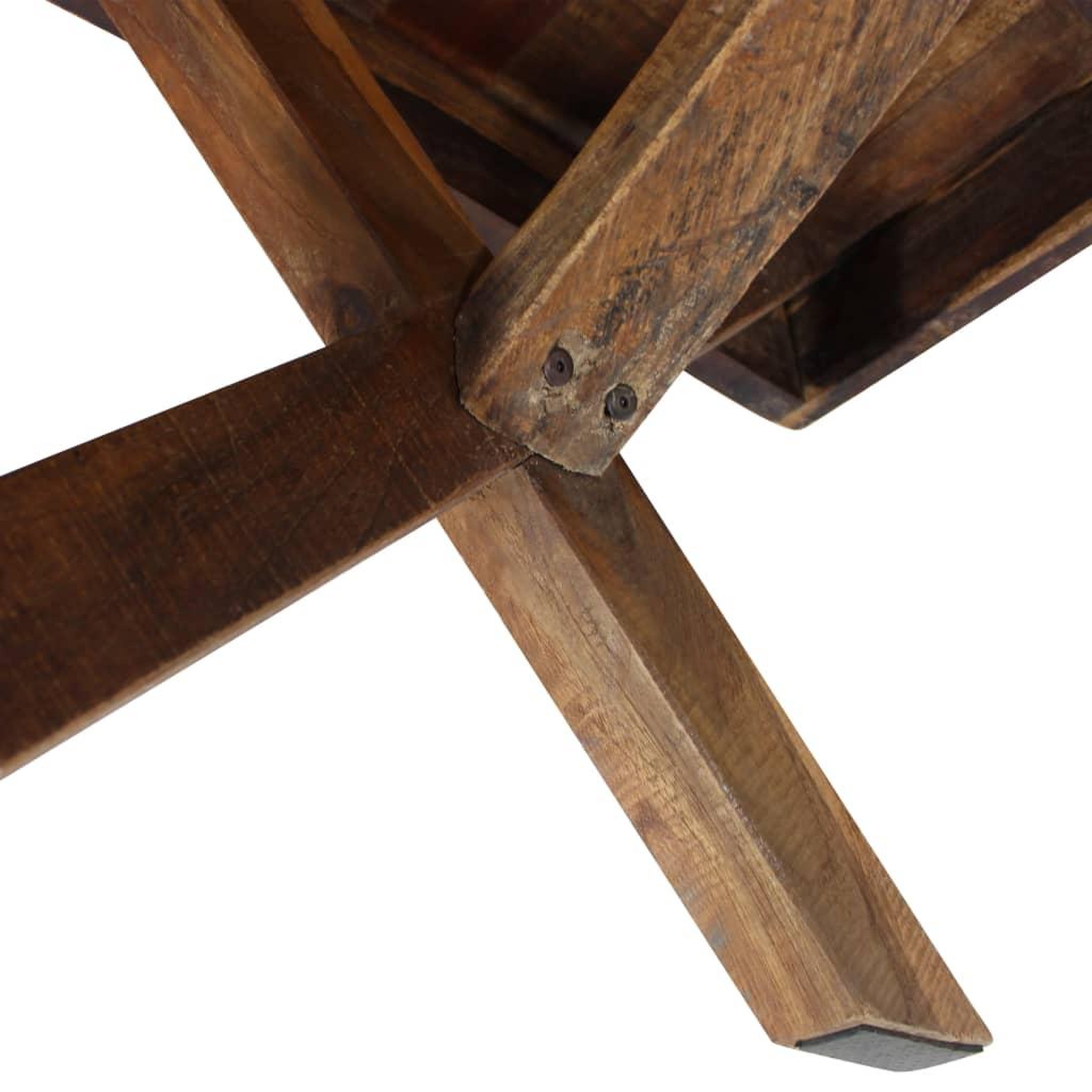 Voir la diapositive 5 : VIDAXL Table basse bois de recuperation melange 110x60x45 cm