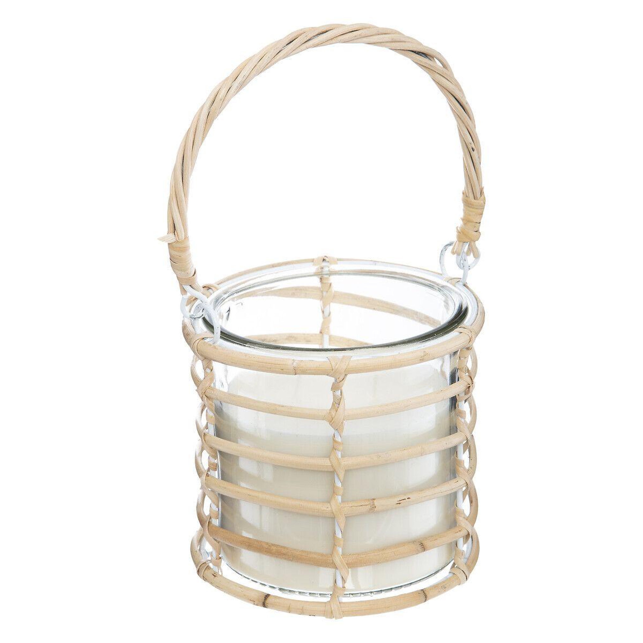 COMPTOIR DE LA BOUGIE Bougie Parfumée en Verre  Rotin  430g Citron