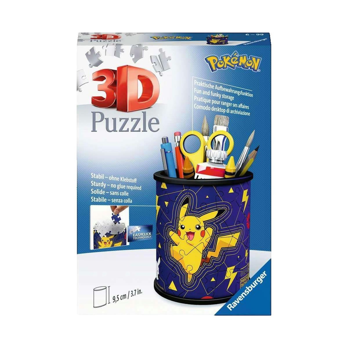 RAVENSBURGER Puzzle 3D Ravensburger Pot à crayons Pokémon