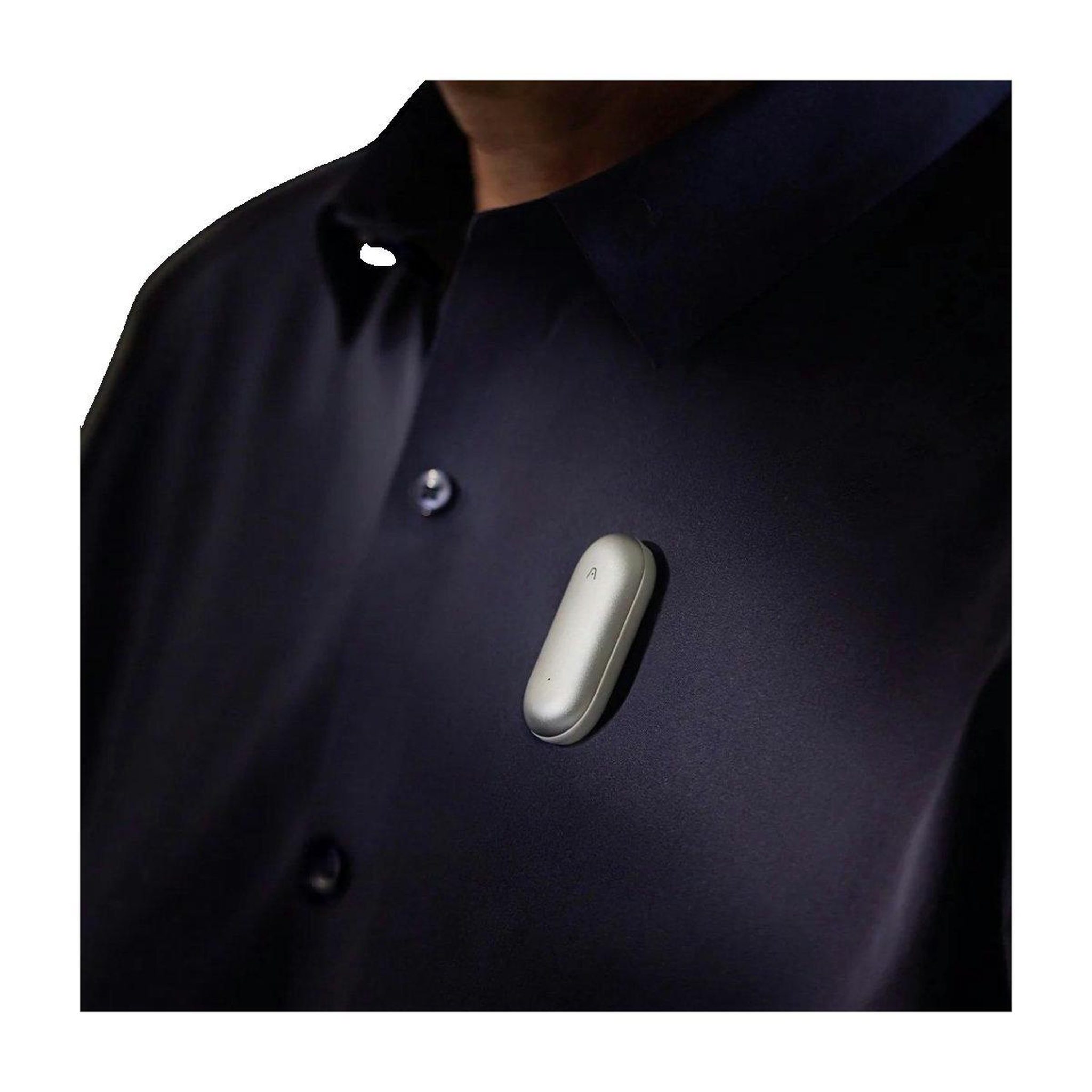 Voir la diapositive 2 : Samsung Enregistreur Vocal Samsung Plaud NotePin Argent Lunaire