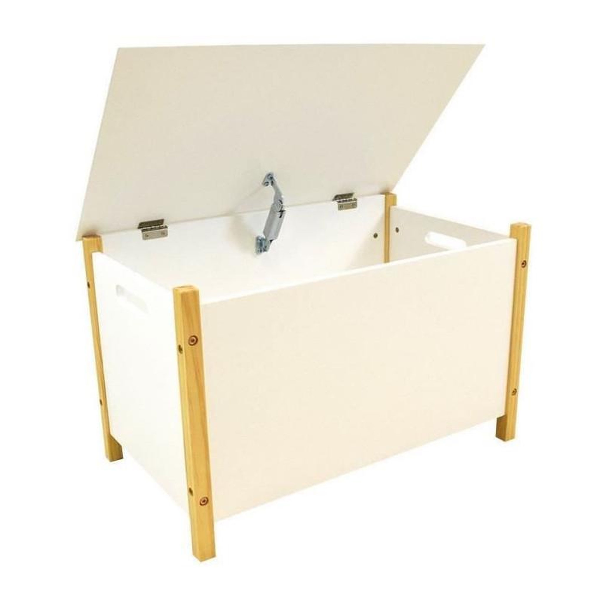 Voir la diapositive 2 : Fun House SCANDIWOOD Coffre a jouets en bois 37,5 x 60 x36 cm pour enfant