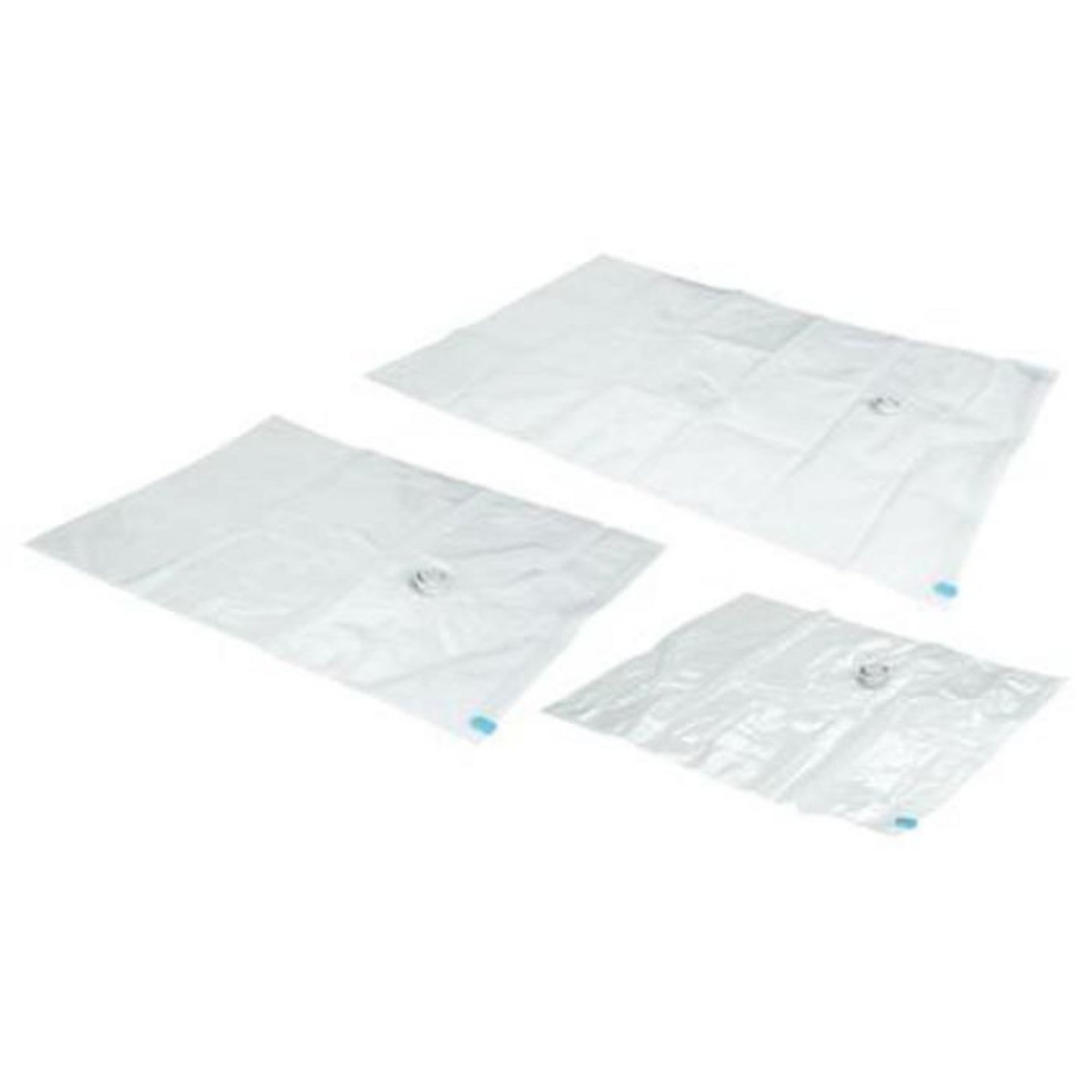 FIVE Lot de 10 Sacs de Rangement  Sous Vide  120cm Transparent