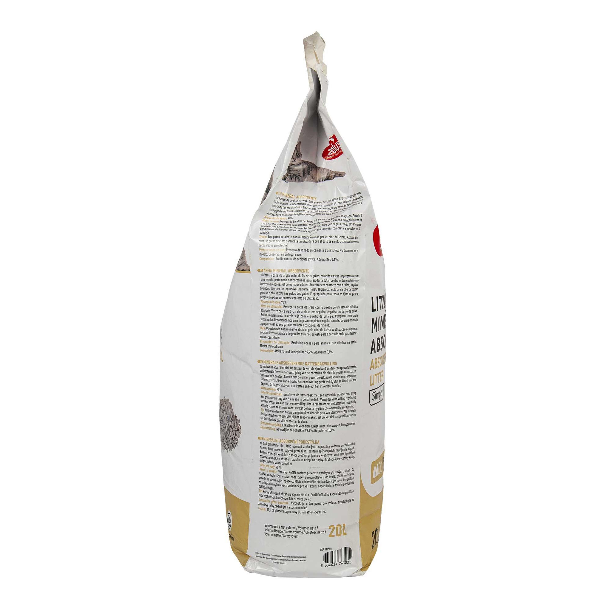Voir la diapositive 6 : Zolux Litière Purecat absorbante parfumée 20L - ZOLUX