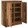 Voir la diapositive 5 : VIDAXL Armoire a chaussures vieux bois 57x34x76 cm bois d'ingenierie