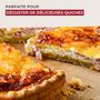 Voir la diapositive 5 : Fackelmann Lot de 2 planches à pizza et tarte flambée en bois 30 cm Fackelmann Pizzas Lovers