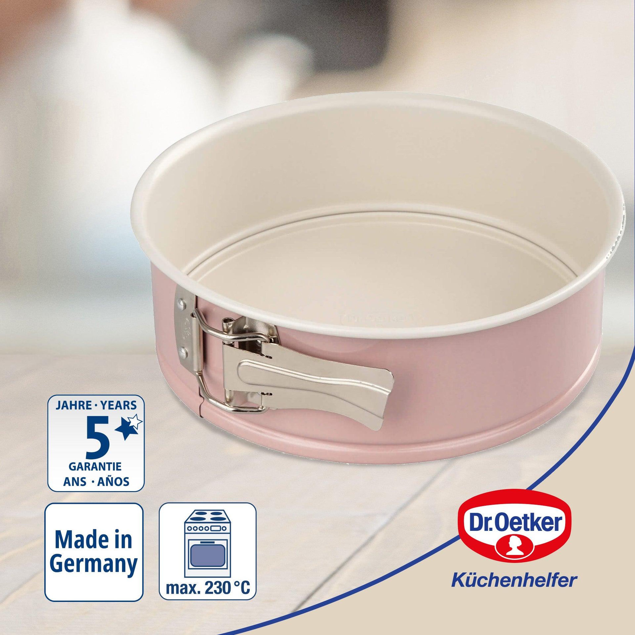 Voir la diapositive 2 : DR.OETKER Moule à manqué à charnière 20 cm Dr. Oetker Rétro