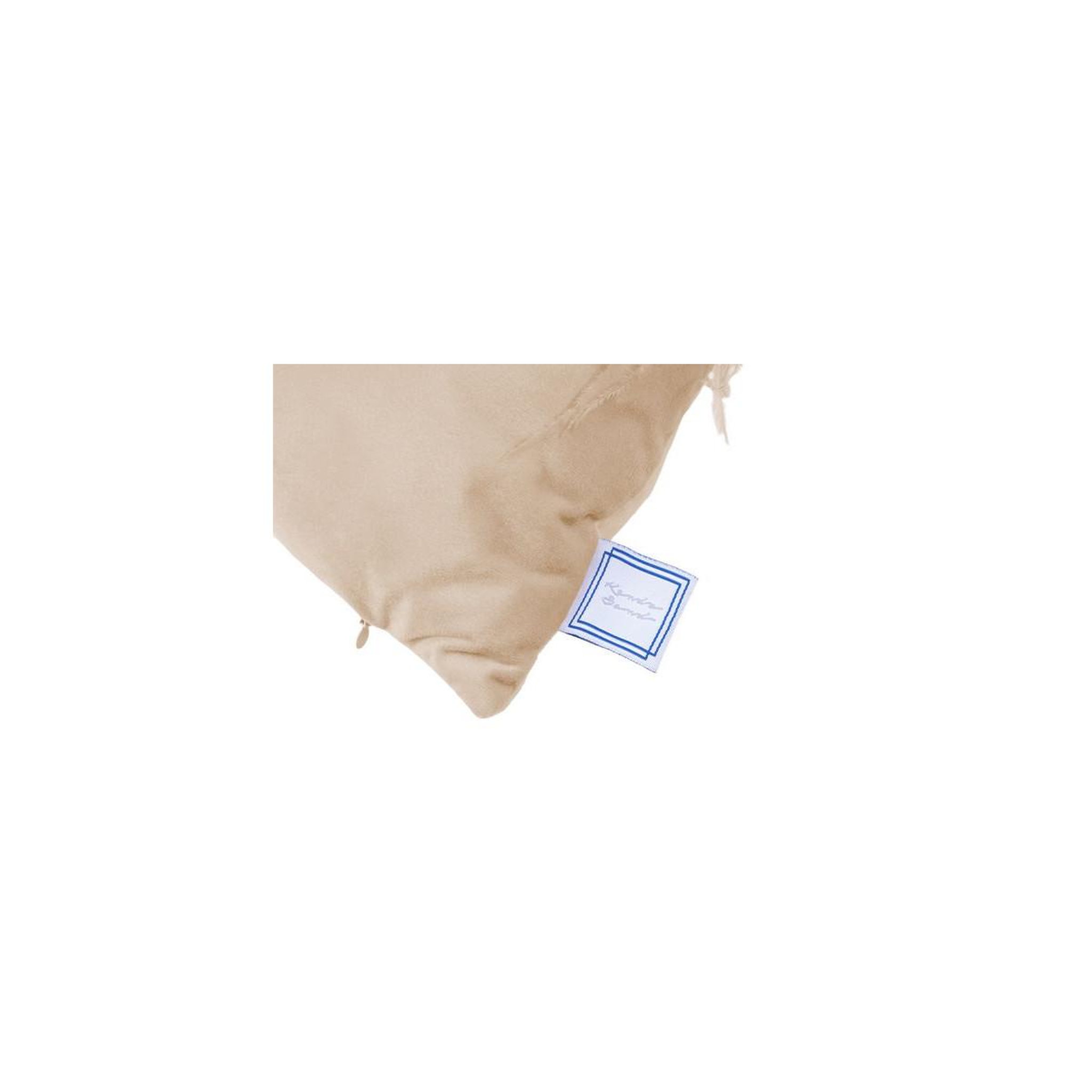 Voir la diapositive 5 : Paris Prix Ensemble Coussin & Plaid  Palmira  130x170cm Champagne