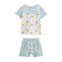 Voir la diapositive 1 : Petit Béguin Ensemble bébé t-shirt et short en gaze de coton Elio