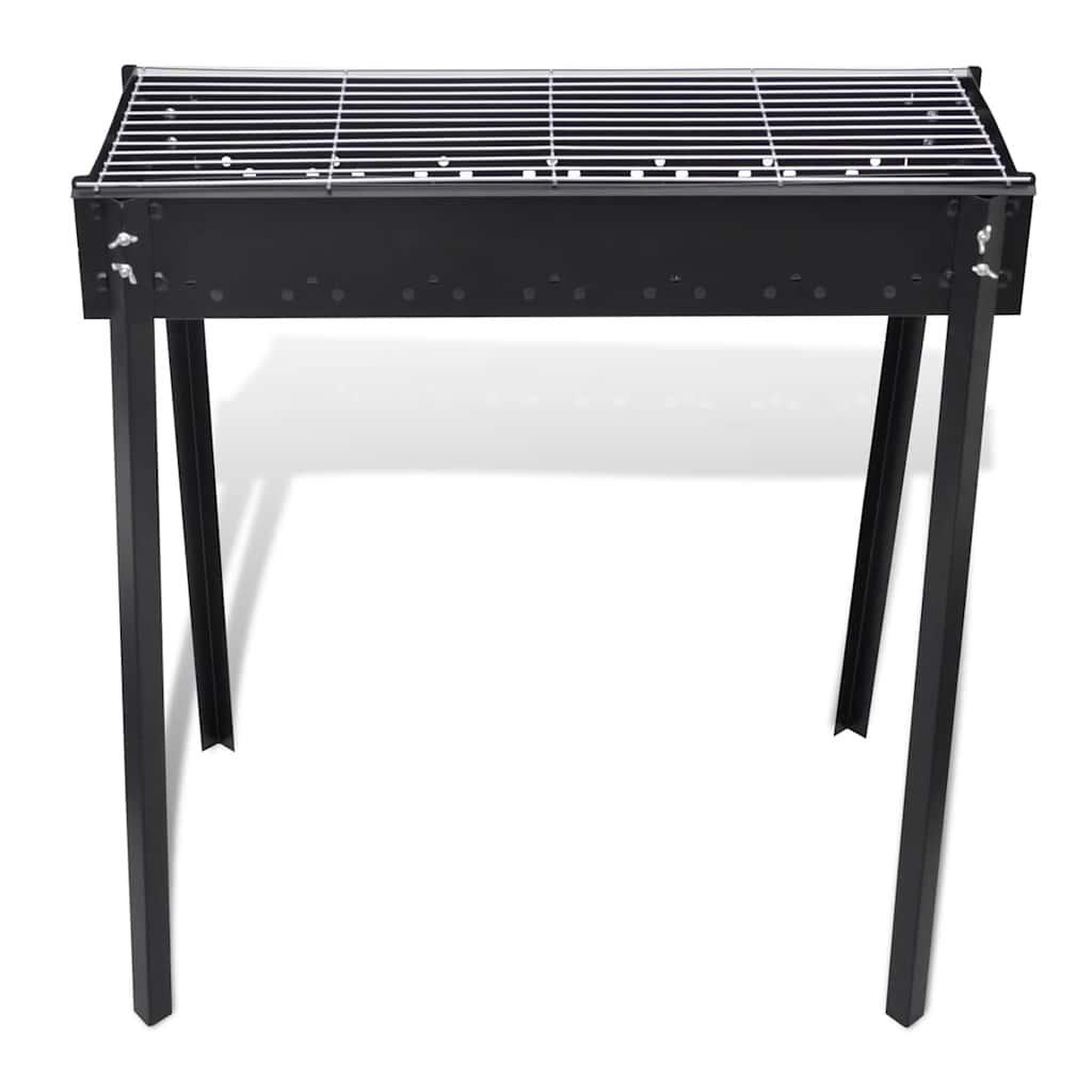 Voir la diapositive 2 : VIDAXL Support de barbecue au charbon de bois Carre 75x28 cm