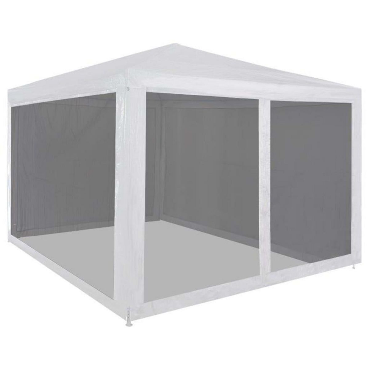 VIDAXL Tente de reception avec 4 parois en maille 3 x 3 m