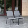 Lot de 2 chaises CLARA