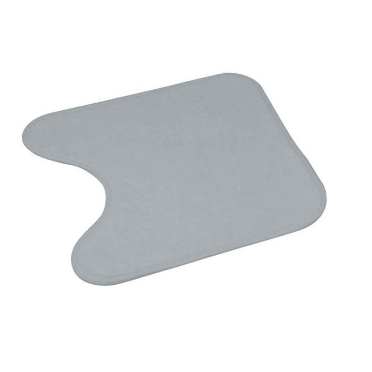 Paris Prix Tapis Contour WC  Vitamine II  45x45cm Gris Clair