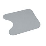 Paris Prix Tapis Contour WC  Vitamine II  45x45cm Gris Clair