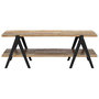 Voir la diapositive 3 : VIDAXL Table basse 115x60x40 cm Bois de recuperation massif
