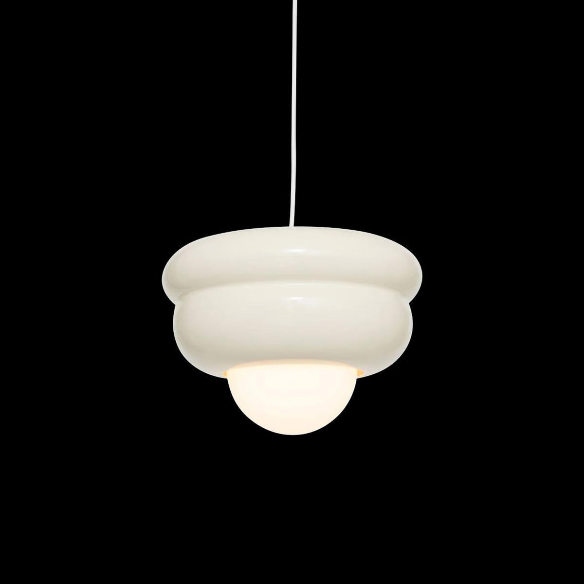ATMOSPHERA Suspension Design en Métal  Patty  28cm Crème