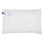 Voir la diapositive 3 : Paris Prix Coussin Déco Flanelle  Grosse Côtes  30x50cm Blanc