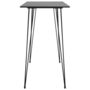 Voir la diapositive 4 : VIDAXL Ensemble de bar 5 pcs Noir