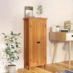 VIDAXL Armoire de rangement 50x22x110 cm Bois de chene massif