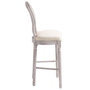 Voir la diapositive 5 : VIDAXL Tabourets de bar lot de 2 blanc lin