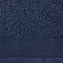 VIDAXL Serviettes de bain 5 pcs Coton 450 g/m² 100x150 cm Bleu marine