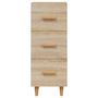 Voir la diapositive 5 : VIDAXL Buffet Chene sonoma 34,5x34x90 cm Bois d'ingenierie