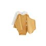 Voir la diapositive 4 : Petit Béguin Lot de 2 bodies bébé manches longues ouverture croisée Emilie