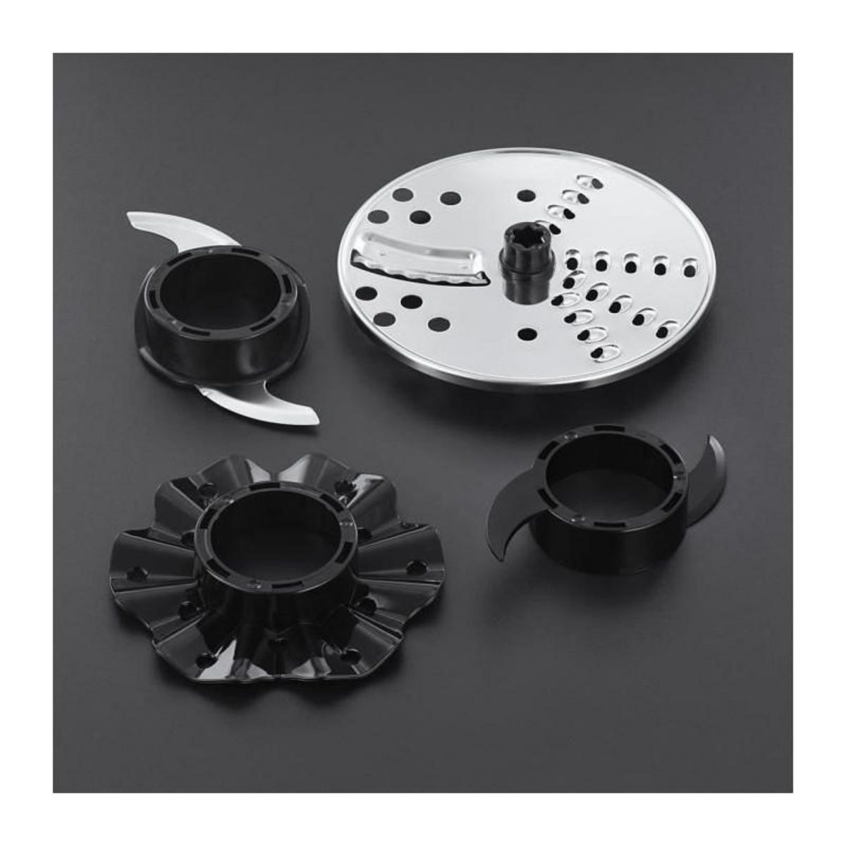 Russell Hobbs RUSSELL HOBBS 24730-56 Robot Cuisine Multifonction Desire, Hâche, Mixe, Tranche, Râpe, Lames Pétrin, Batteur - 7pcs