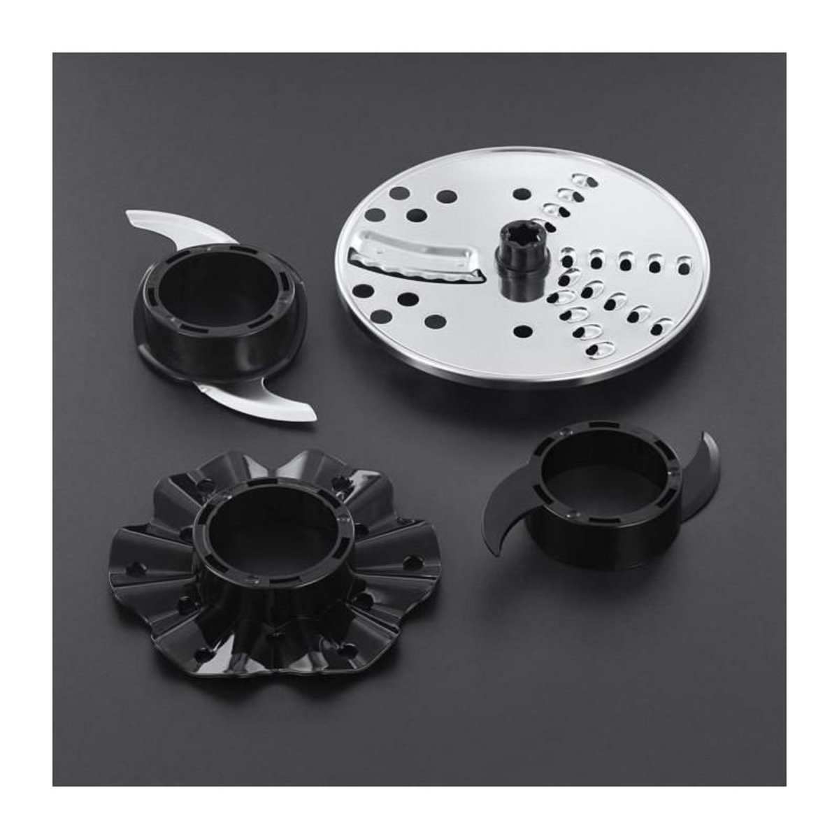 Russell Hobbs RUSSELL HOBBS 24730-56 Robot Cuisine Multifonction Desire, Hâche, Mixe, Tranche, Râpe, Lames Pétrin, Batteur - 7pcs