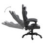 Voir la diapositive 3 : VIDAXL Chaise de jeu Gris Similicuir