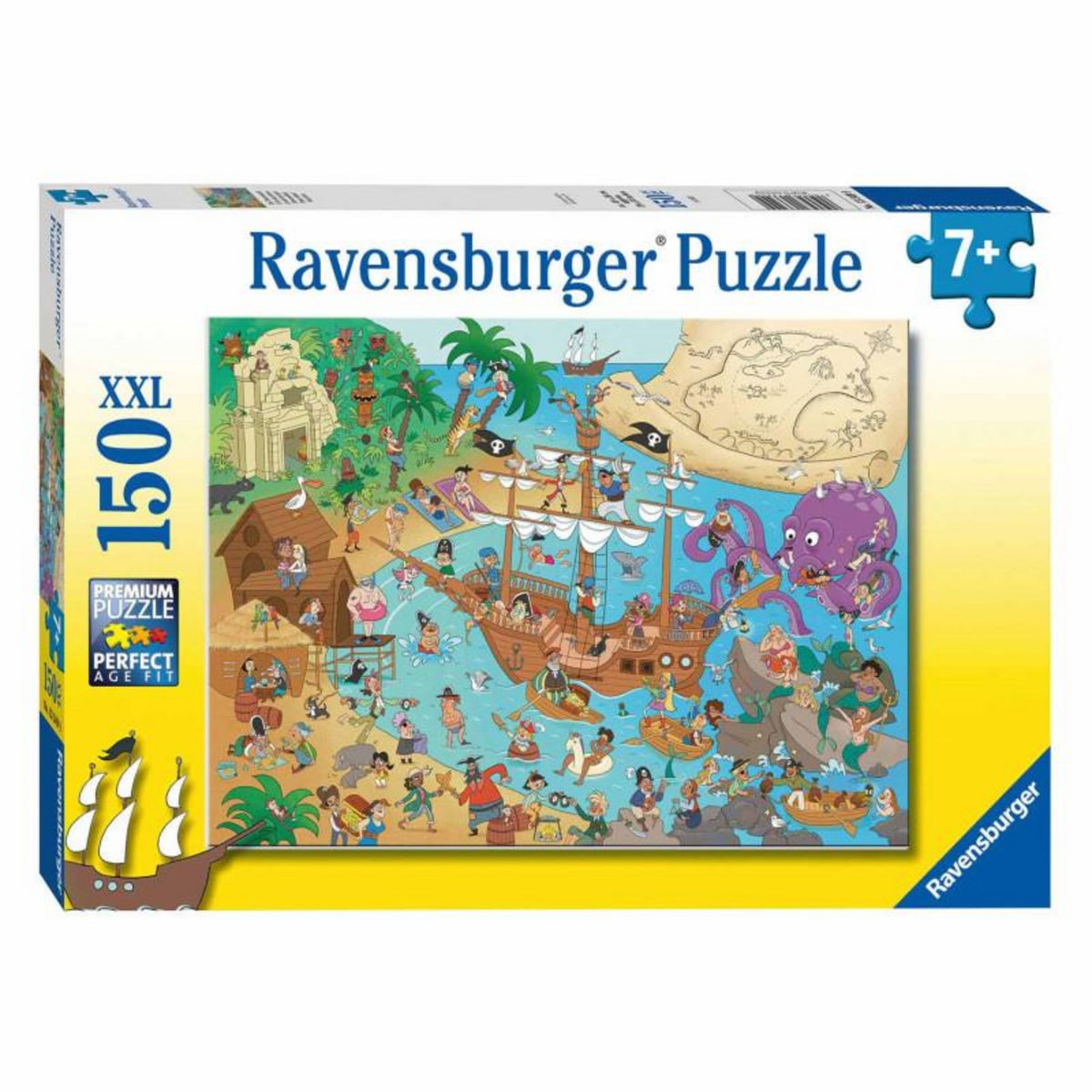 RAVENSBURGER Ravensburger Puzzle Pirate Island, 150pcs. XXL 133499