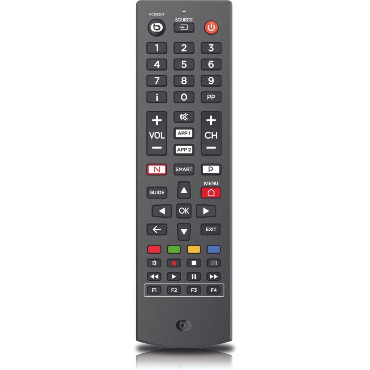 ESSENTIEL B Télécommande de remplacement pour TV EssentielB Listo