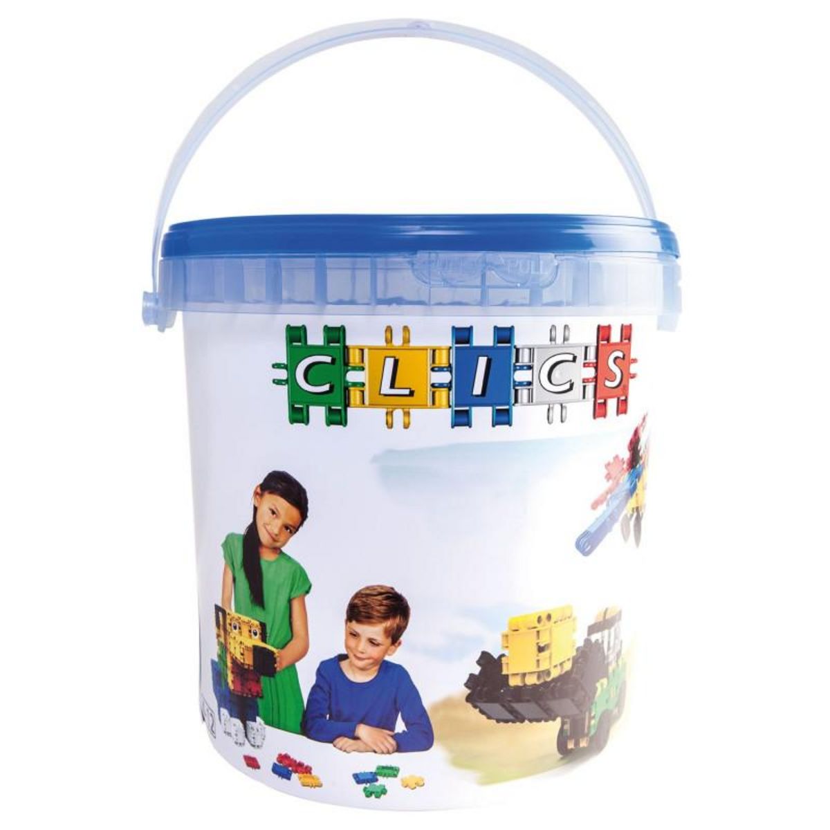 CLICS Clics Build & Play bucket, 10 in 1
