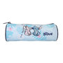 Voir la diapositive 1 : Bagtrotter Bagtrotter - Stitch - Stitch et Angel - Trousse Scolaire Ronde - Bleu - 1 Compartiment Zippé - 22x7x7cm - Matière Polyester - Accessoire et Papeterie Scolaire