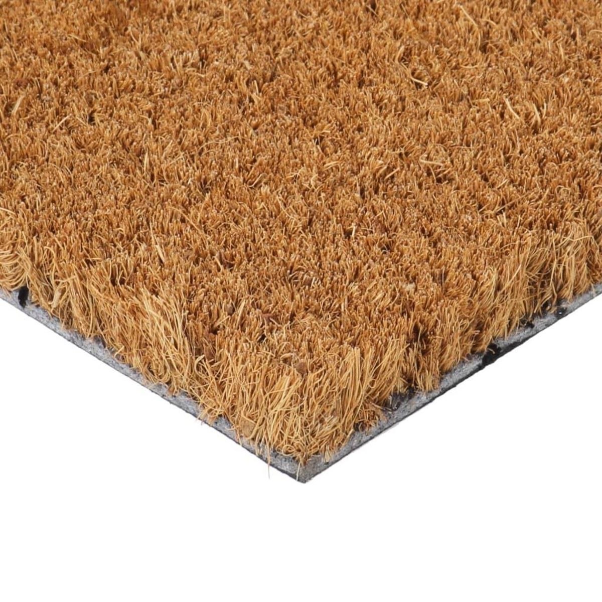 VIDAXL Tapis de porte naturel 45x75 cm fibre de coco touffete