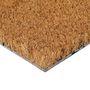 Voir la diapositive 3 : VIDAXL Tapis de porte naturel 45x75 cm fibre de coco touffete