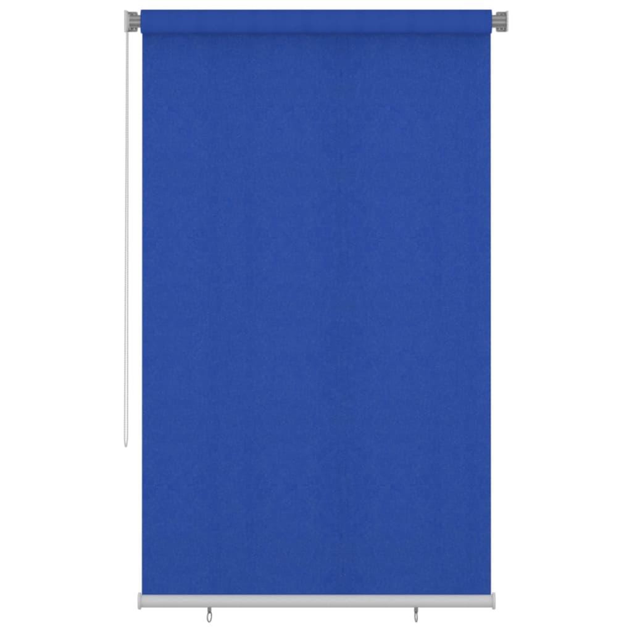 Voir la diapositive 2 : VIDAXL Store roulant d'exterieur 145 (l) x 230 (h) cm bleu hdpe