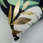 Voir la diapositive 3 : Paris Prix Housse de Coussin Imprimée  Boréale  40x40cm Vert