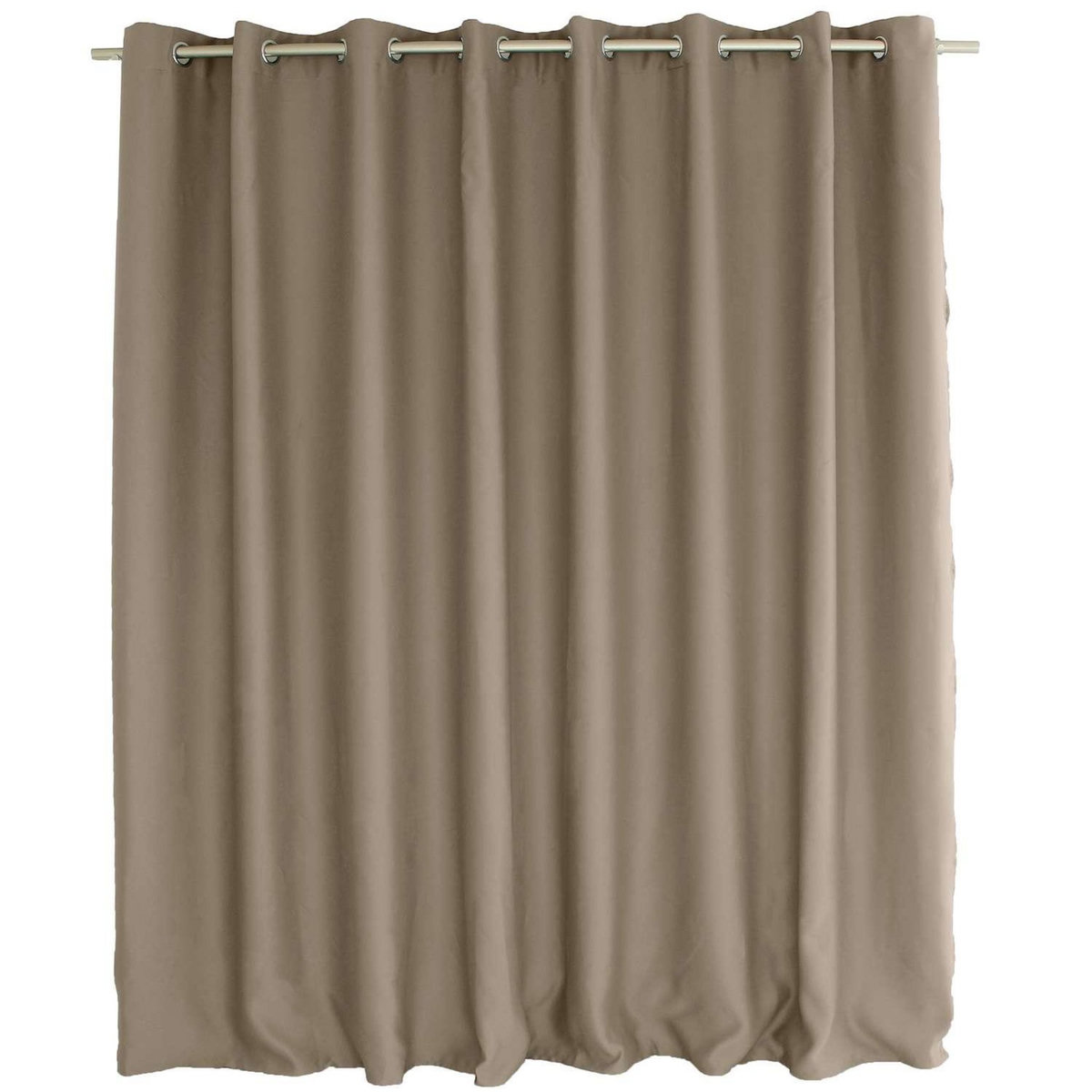 TOILINUX Rideau occultant grande largeur REGLISSE