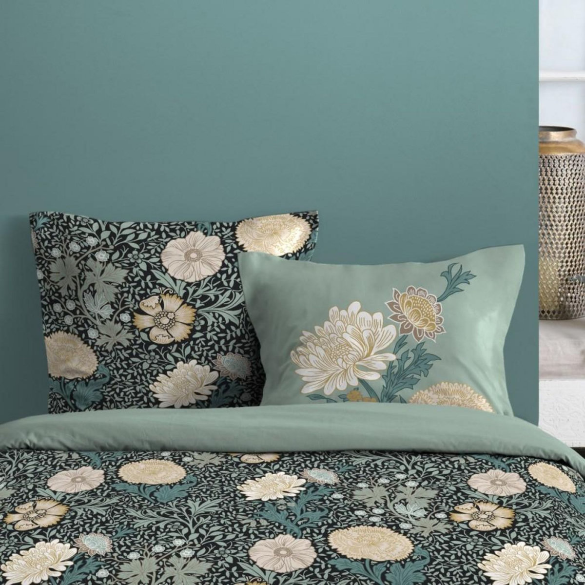 STOF Housse de couette 240x220 ALFONS + 2 taies coton 57 fils